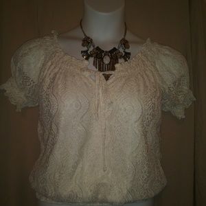 No boundaries Sweet Lace Shirt